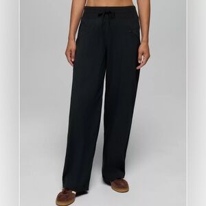 NEW Prana Koen Wide Leg Pant New with Tags Black XS Short